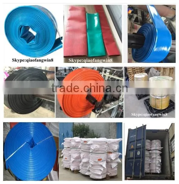 6 inch pvc irrigation lay flat hose for water/slurry pump