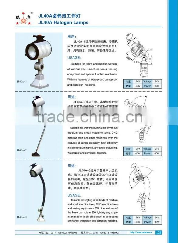 RUIAO CNC LED superior quality work light