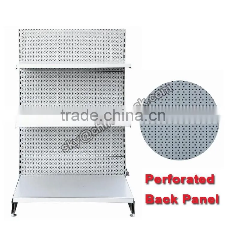 Metal Shelving Racks Display Gondola Coner Wall Shelf