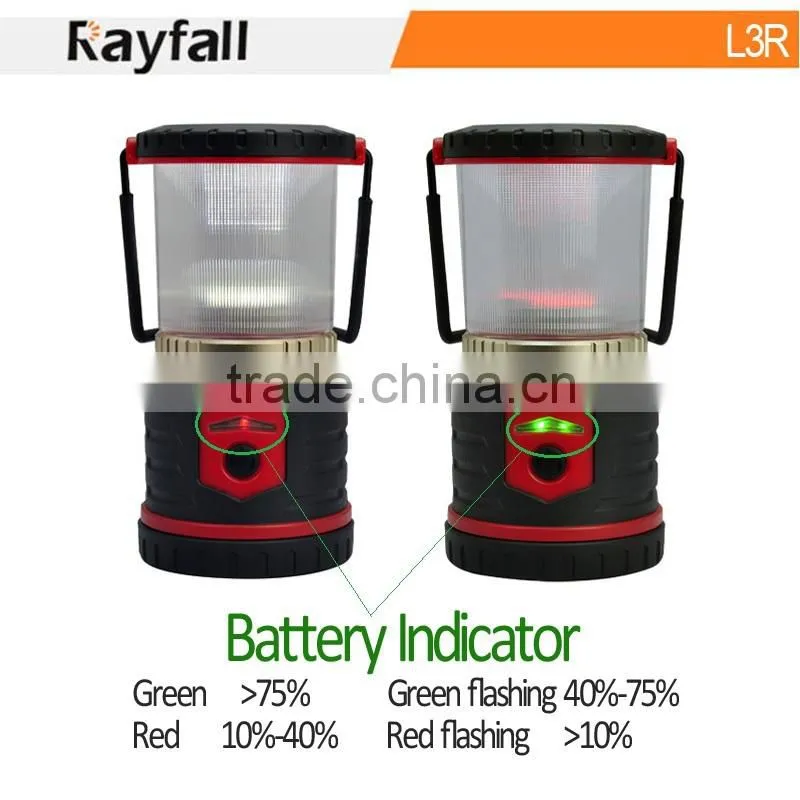 Survival rechargeable led lantern and power bank perfect for hiking camping