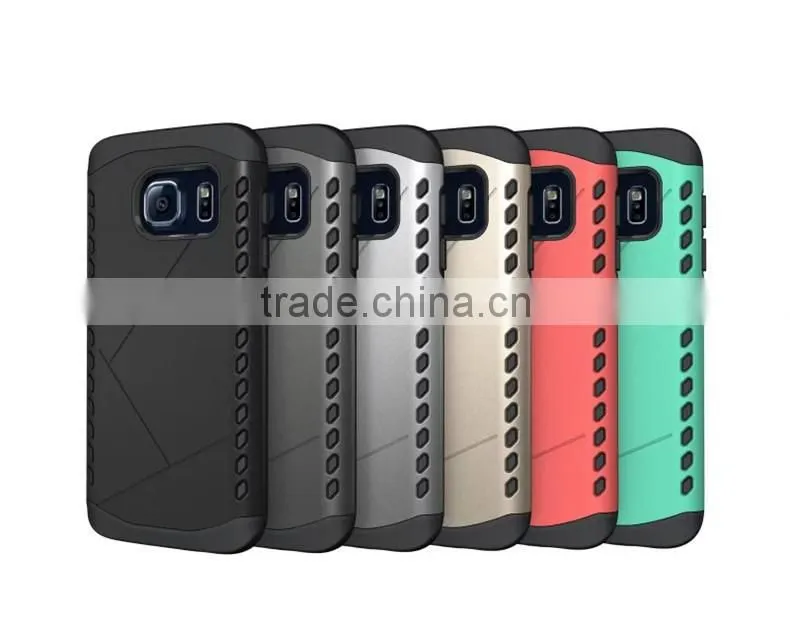 2016 New Arrival 2 in 1 TPU+PC Hybird Heavy Duty Armor Shield Cover Protective Case for Samsung Galaxy S6 S6edge s7 s7edge