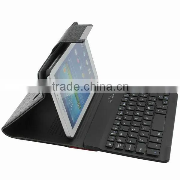 360 degree rotating bluetooth keyboard case for samsung tab3 p3200