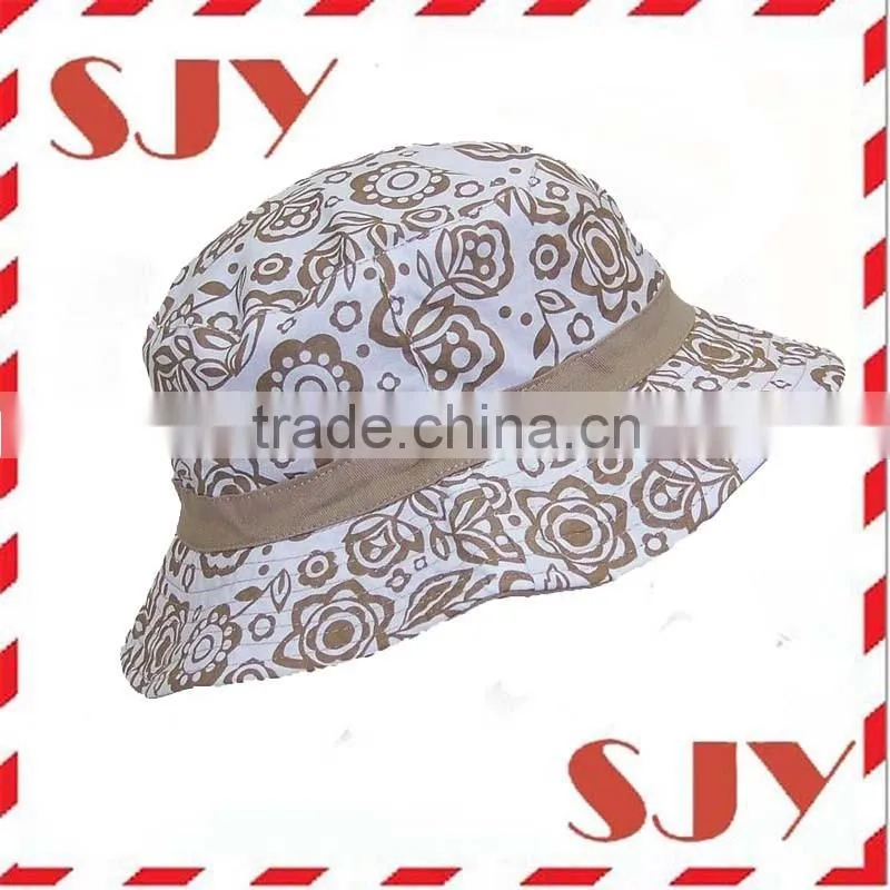 New arrival flower bucket hat wholesale colorful bucket hat