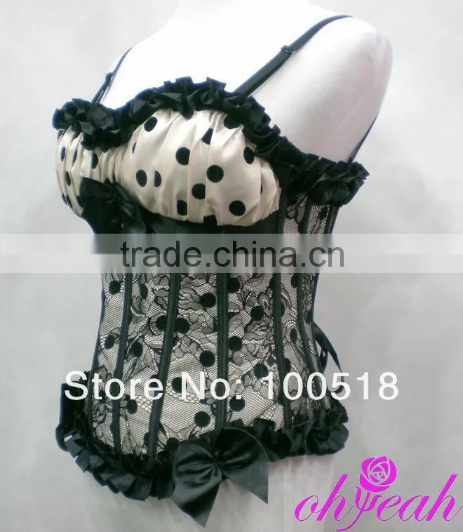 Latest design overbust sex lady corset dance top