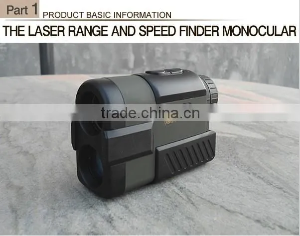 Monocular Rangefinder Scope Distance Detecting and Speed Detecting