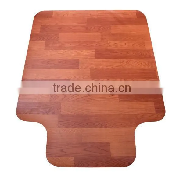 wood grain PVC Chair mat
