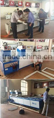 Hot Machinery Automatic Aluminum Window and Door Corner key cutting saw