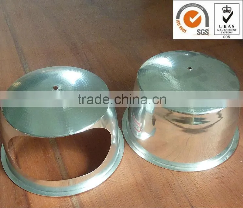 metal spinning aluminum street lighting reflector