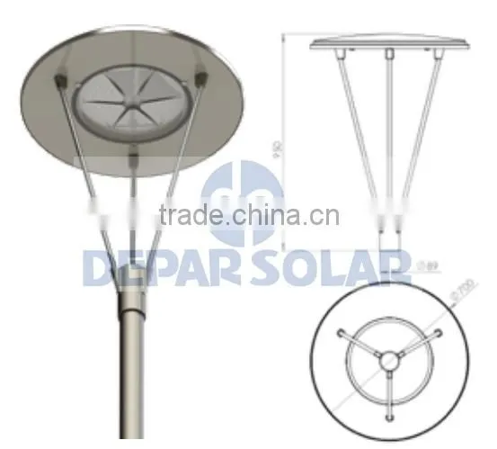 30W Led Park Garden Shopping Mall Plaza Light Luminaire Pole 4mt 220VAC
