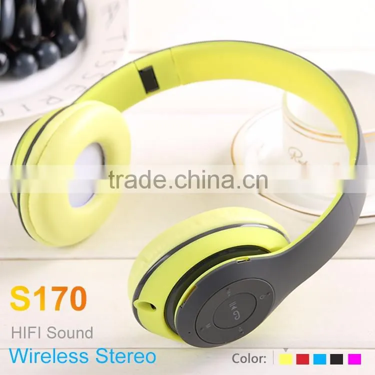 2016SNHALSAR S170 MP3 New wireless bluetooth headphone new products 2016