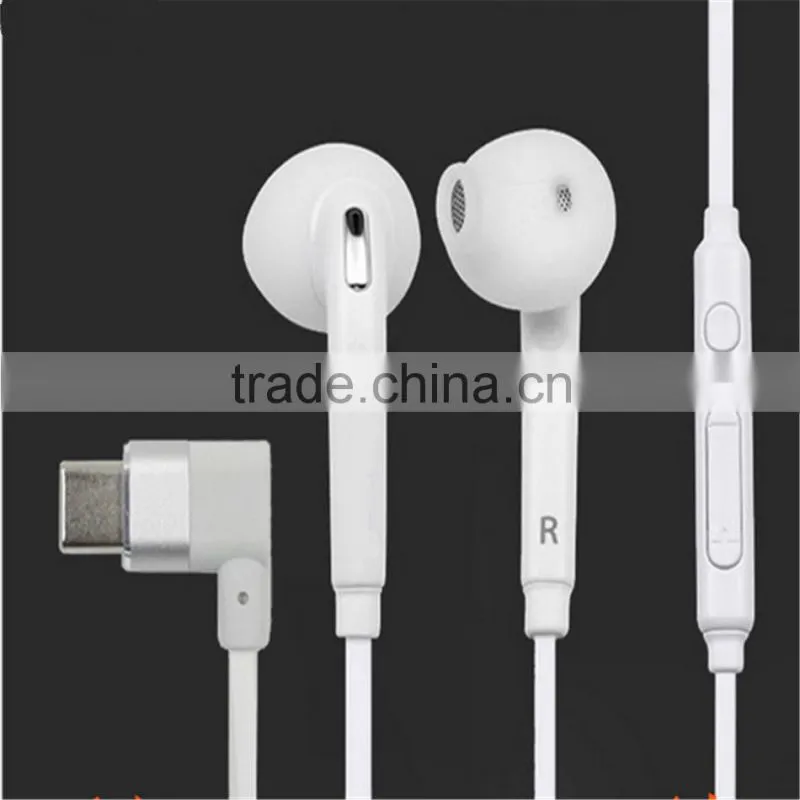 Type-c type c port digital earphone in ear with remote, bass earphone with Andriod port