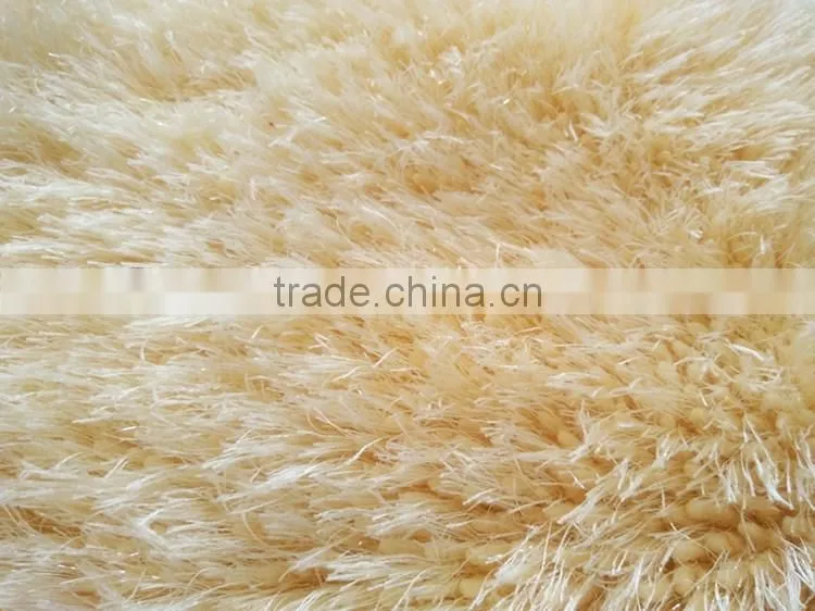 silk floor long pile microfiber chenille mat