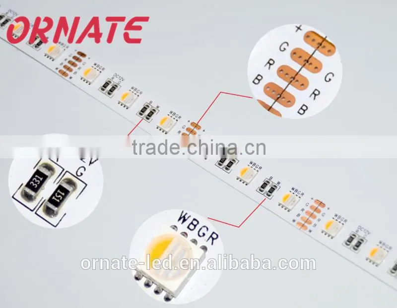Alibaba express new product Flexible led strip RGBW led light strip,new 5050 RGBW 4 colors in one , 4 in 1 RGBW led strip