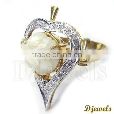 Diamond Gold Engagement Rings, Ladies Wedding Rings, Diamond Jewelry