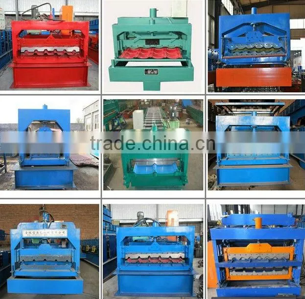 DX 1050-210-25 6 rows automatic hydraulic steel sheet profile machine