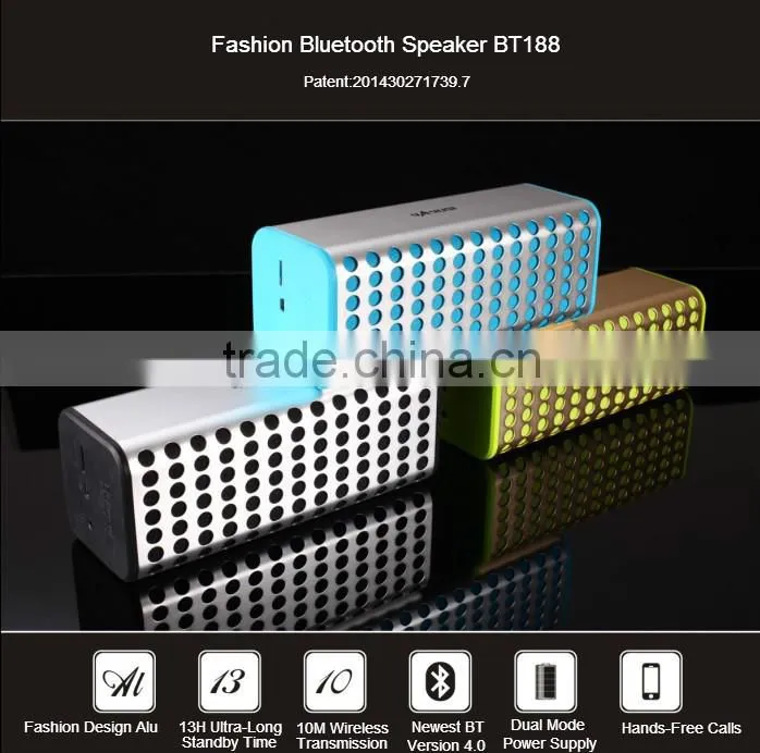 Wireless,Portable,Mini Special Feature and 1 Channels Logo Branded Speaker For Company Anniversary Gifts