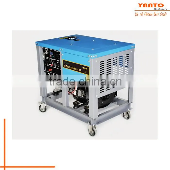 Yanto High power JJDE15E 12kw silent diesel generator with Double cylinder diesel engine