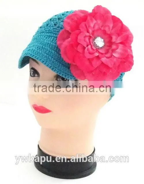 Multi colors crochet hat,custom newsboy cap