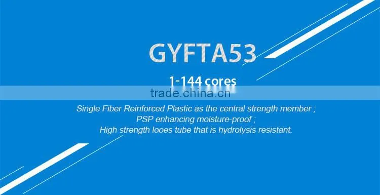Free Samples Low Attenuation Gyfta53 Duct Fiber Optic Cable