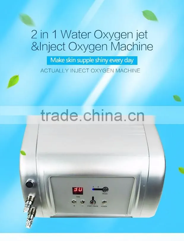 Certified oxygen water jet peeling microdermoabrasion facial machine