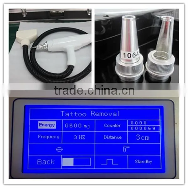1064nm laser tattoo removal machine/tattoo remove yag laser machine