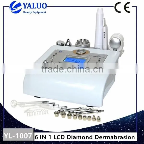 Diamond dermabrasion equipment for skin deep care