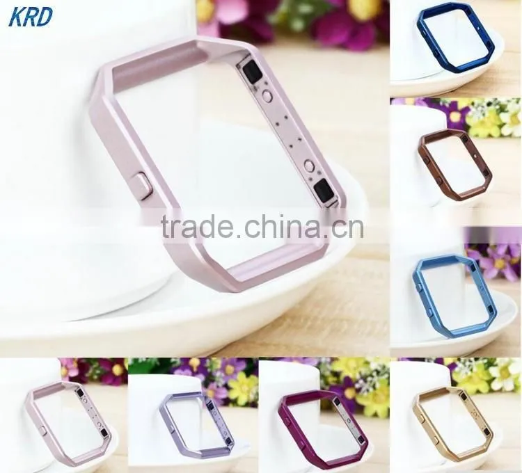 11 Colors Metal Stainless Steel Watch Frame Replacement For Fitbit Blaze Smart Watch Accessories