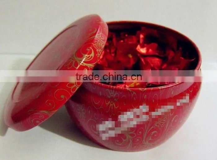 Blooming Tea with Golden Flower Blossoming