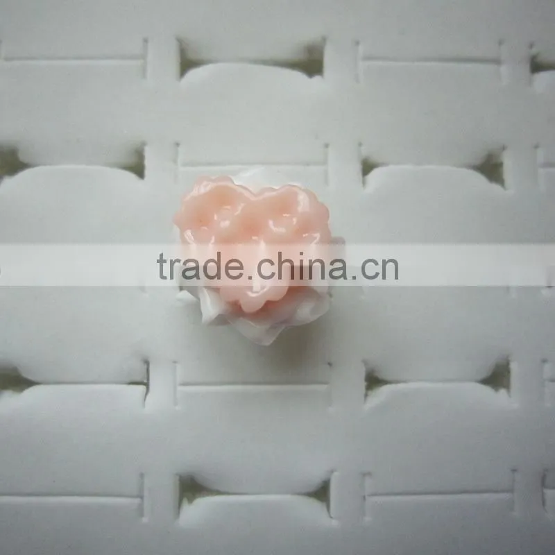 2014 Latest New Design decoration artificial crafts rose shaped Finger Ring for kids