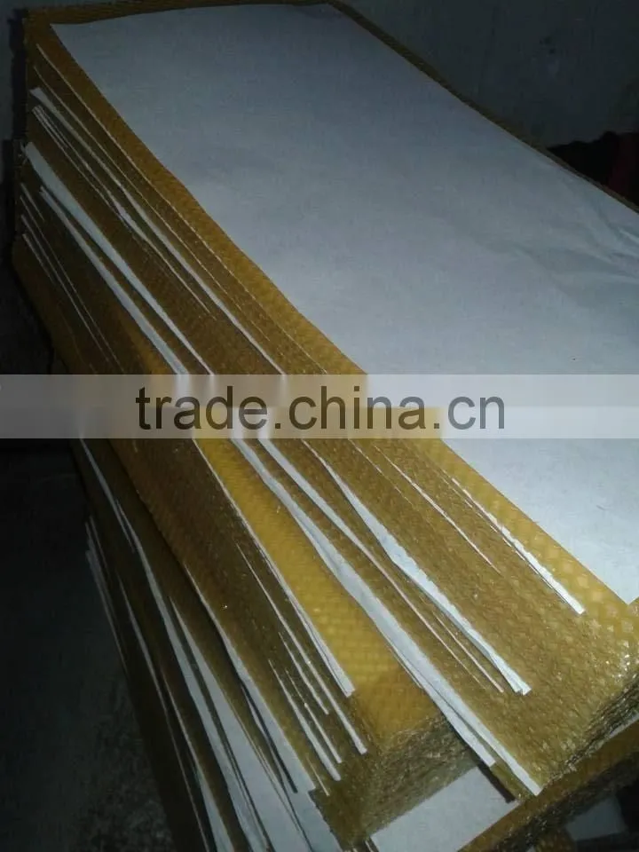 beeswax foundation sheet , bees comb foundation with natural beeswax