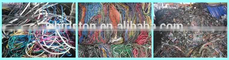 Energy-saved copper cable wire recycling machine