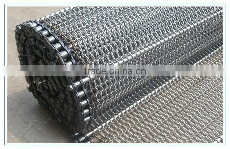 SGS Approvaled Different Open Mesh Size 304 Stainless Steel Metal Mesh Conveyor Belt