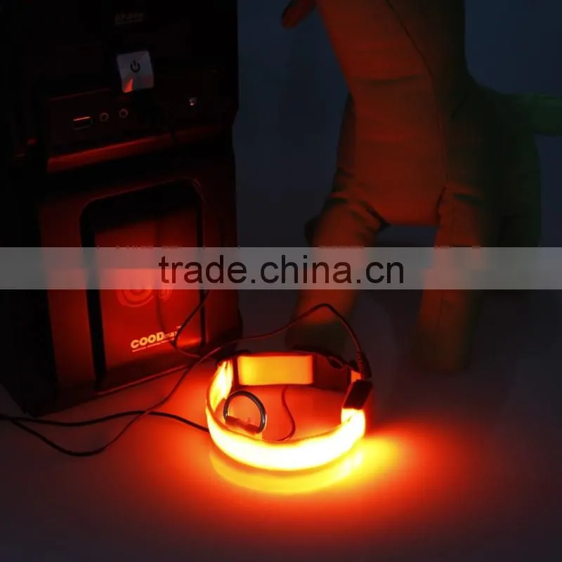 usb rechargeable luminous dog collars