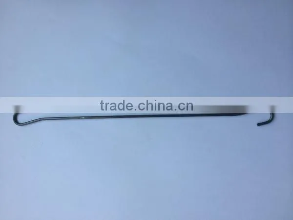spring steel custom wire form power coating hook
