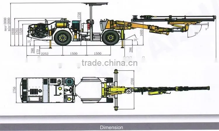 KAISHAN KJ312 the most advanced truck mounted full hydraulic tunneling drilling rig