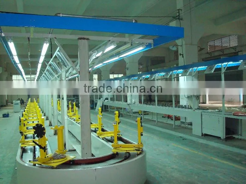 Agricultural machine assembly line