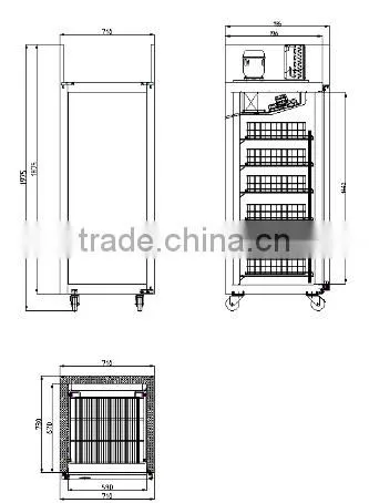 Single Door Blood Bank Refrigerator With High Quality