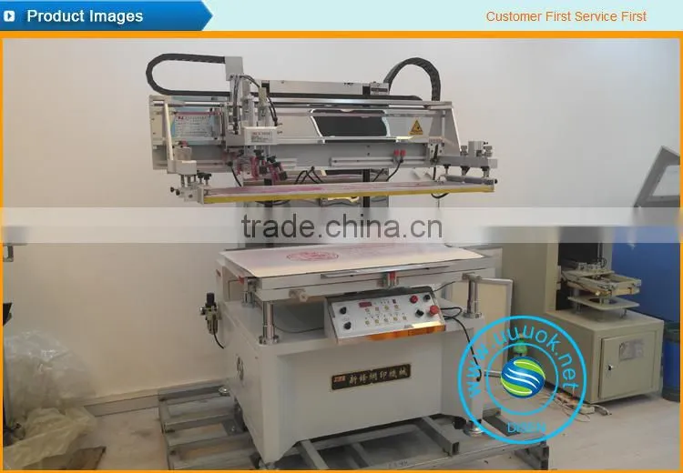 Screen printing machine for ceramic tiles
