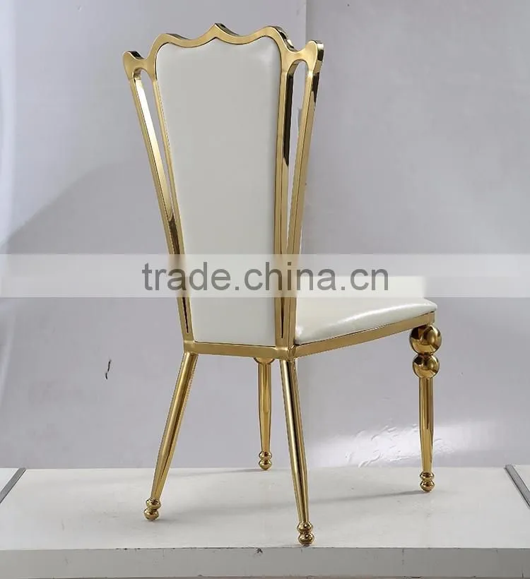 New modern stainless steel dining chair for sale