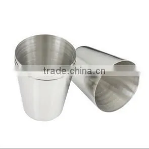 1oz Stainless Steel Shot glass with laser logo, stainless steel mini wine cups with custom logo,cheap 30ml shot metal glass