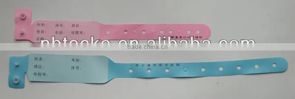 Disposable wrist bands