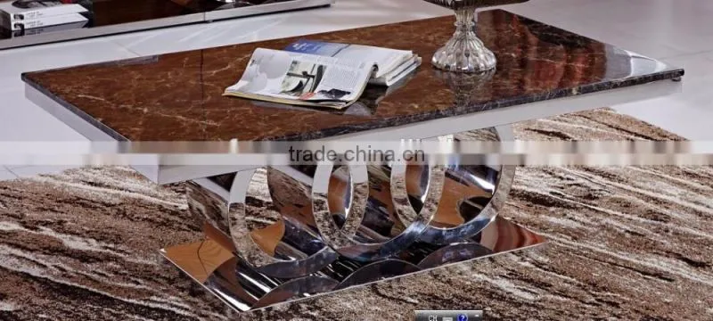 A8081 high gloss marble dining table with 8 seater