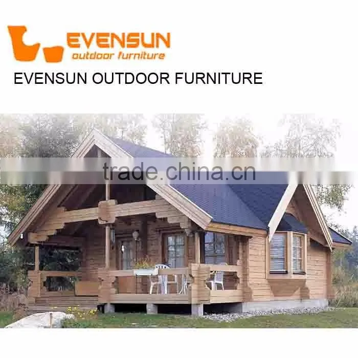 Wholesale price Solid Decorated Luxury Wooden Prefab Cottage for Accommodation