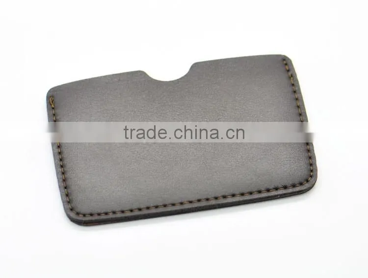 Custom Personalized Factory Direct Wholesale Genuine Leather Card Holder Simple Design