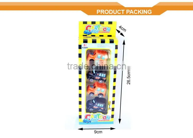 Funny pull back car cartoon figure toys mini car for kids