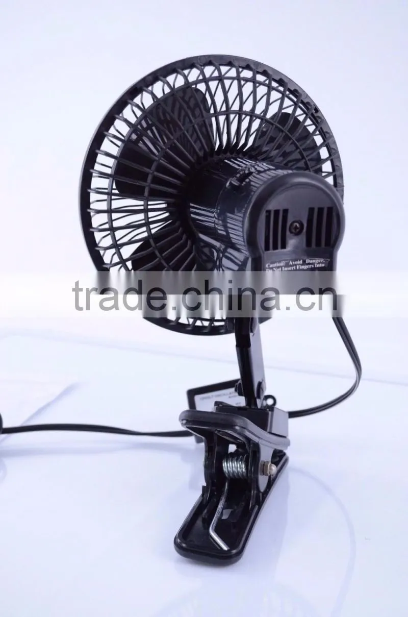 12V Car Fan Cooling Clip On Fan Portable Car Vehicle