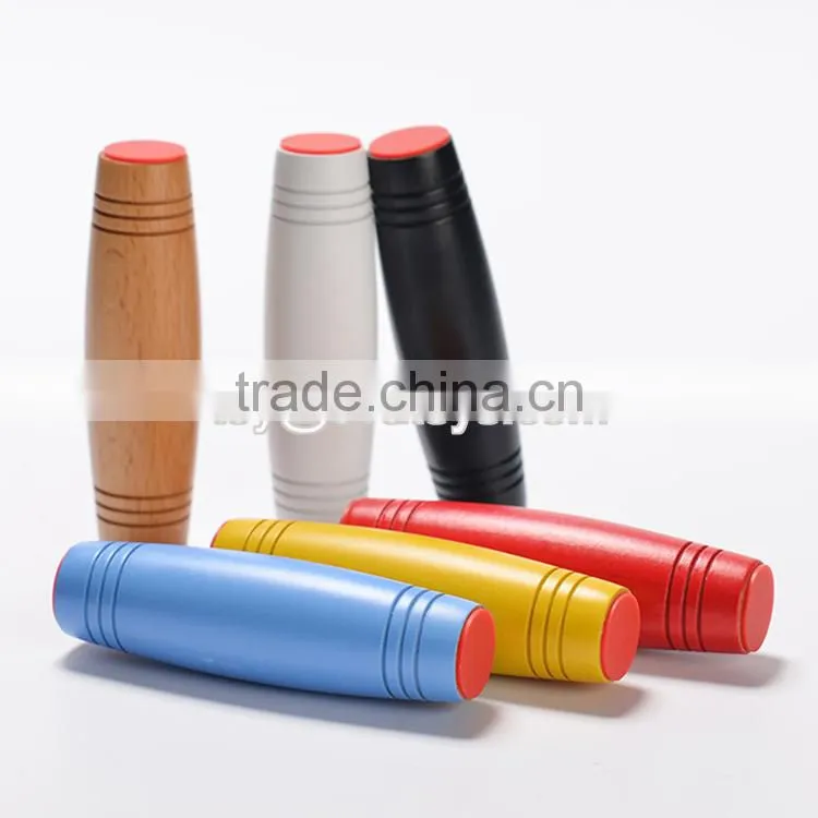 Desktop flip toys hand-Eye co-ordination wooden spinner fidget stick W01A213-S