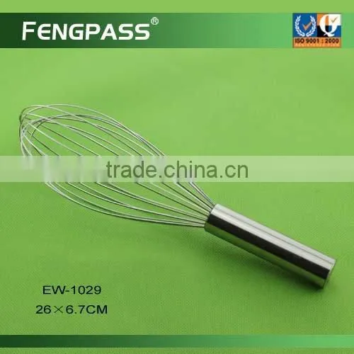 Wooden hadnle egg whisk / egg beater / kitchen utensil EW-1011