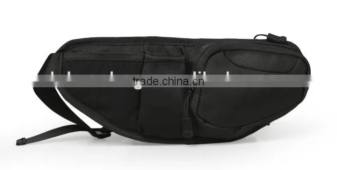 Leisure Black Waist Bag For Man