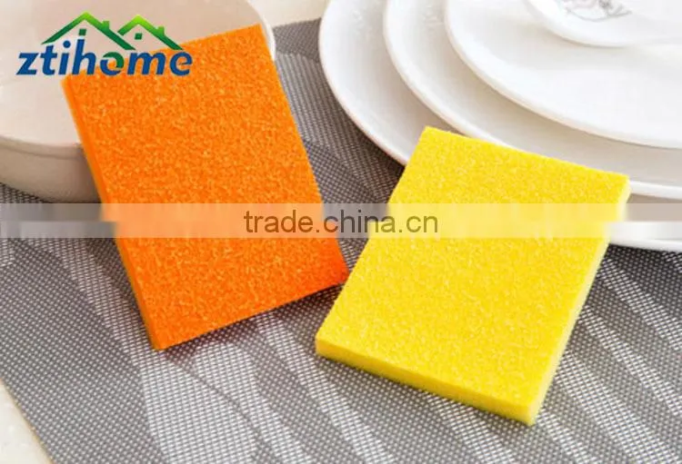 Soft Density Eco-Friendly Coated Sponge for Wipe Off Vegetables and Fruit Peel